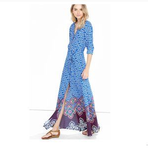 Express blue paisley maxi dress. Like new.  Size small.